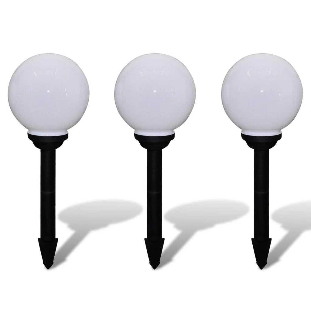 Sfera solare da esterno 20 cm 3 pezzi lampada decorativa 2402038