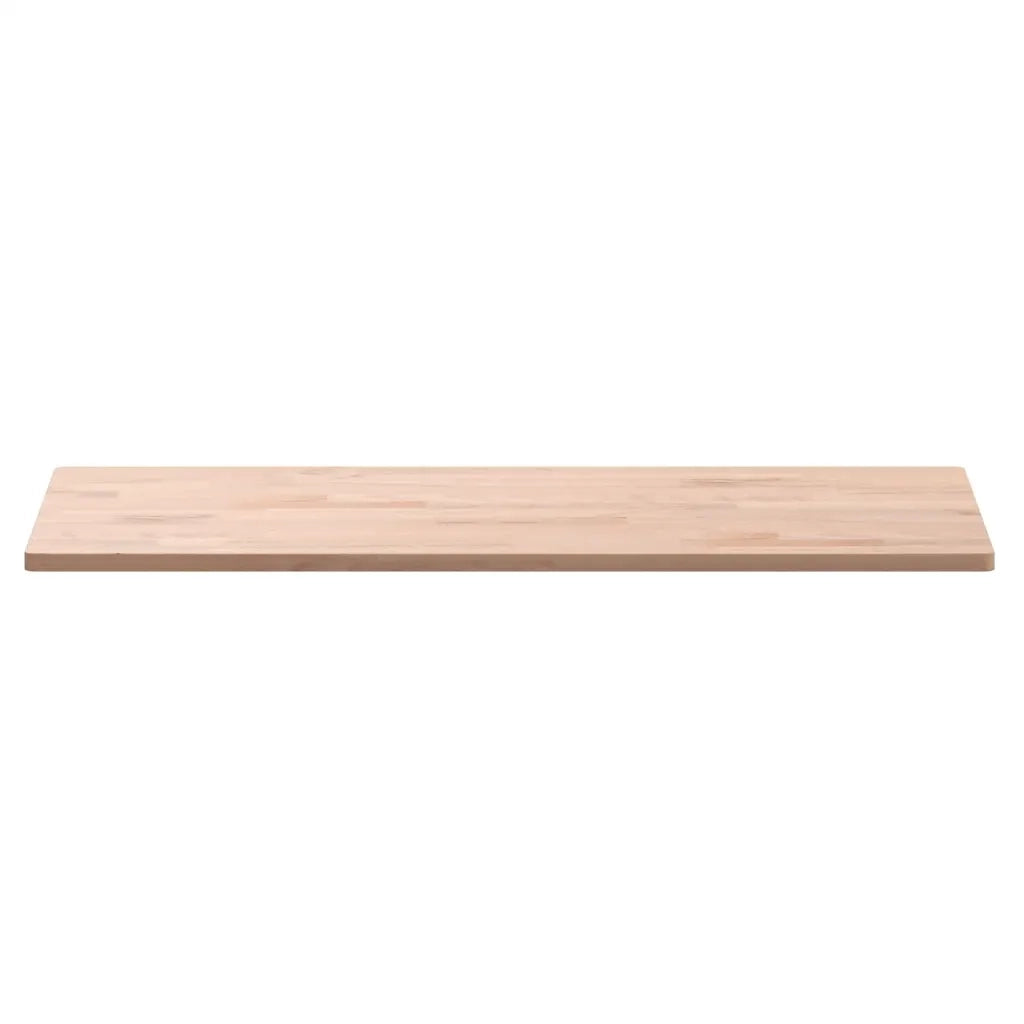 Piano Bagno 80x40x1,5 cm Legno Massello di Faggio 355984