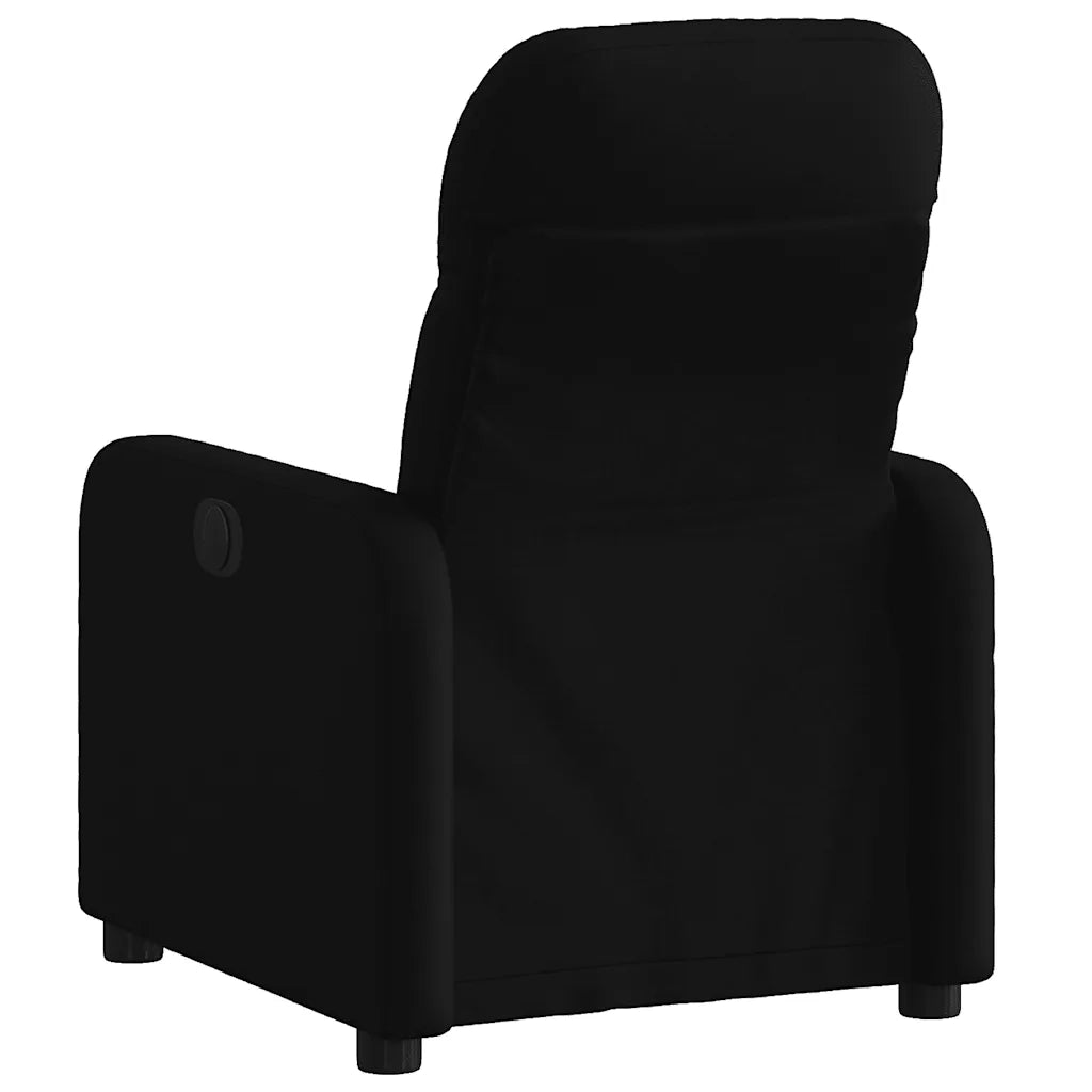 Divano Sedia-Poltrona Reclinabile in Tessuto Nero 290939