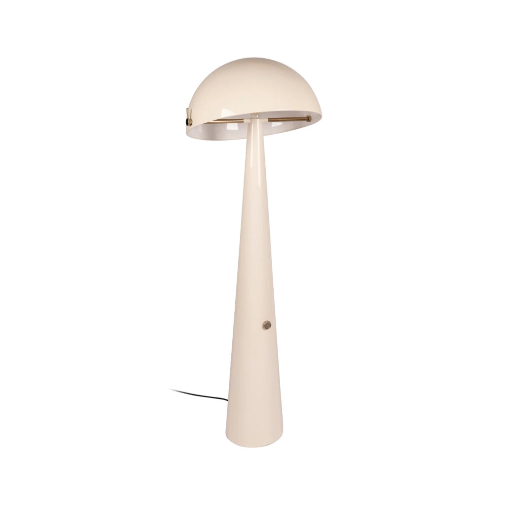 Lampada da terra fungo BARONE crema oro 1xE27 Lucide