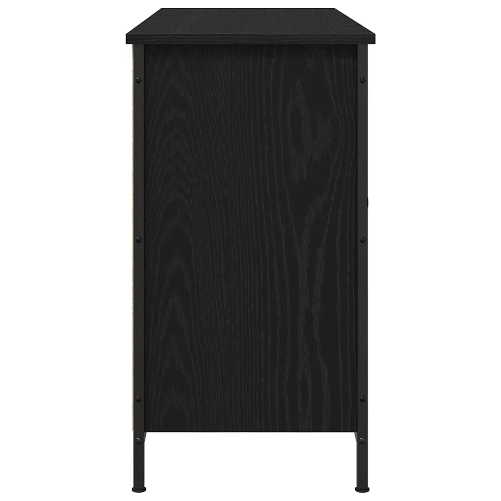 Set mobile TV Rovere Nero 101 x 35 x 65 cm Legno multistrato 862927