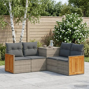 Set di divani 5 pz Grigio e Grigio Scuro 3447964