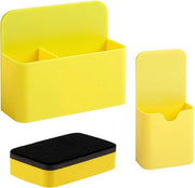 Penna magnetica, 2-pack, penne magnetiche, penne per whiteboard, accessori per scuola e ufficio, inclusa spugna per whiteboard gialla.