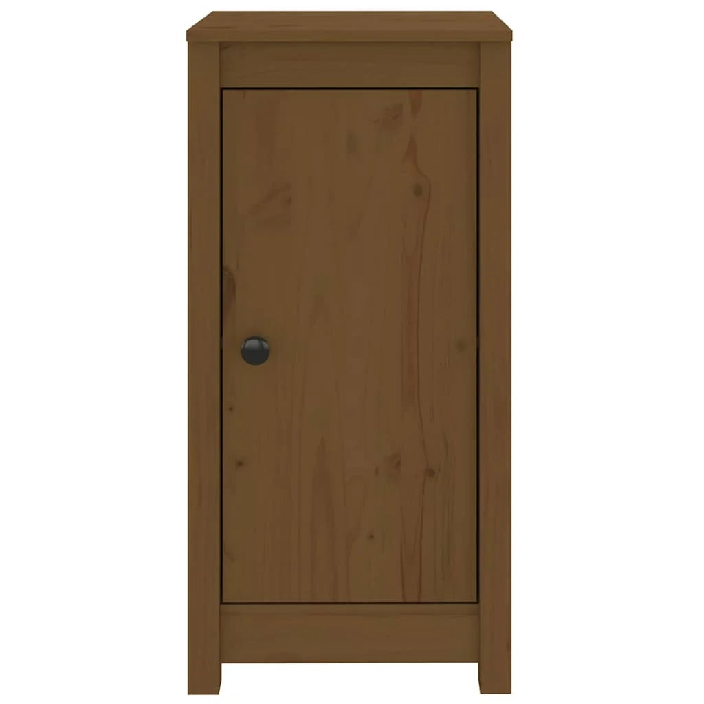 Buffet credenza cassettiera armadio mobile contenitore organizer per cucina soggiorno salotto set da 2 39 x 35 x 80 cm legno di pino massiccio marrone 02_0036886