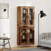 Credenza-Buffet-Armadio da cucina Legno vecchio 69,5 x 34 x 180 cm Legno multistrato 687266