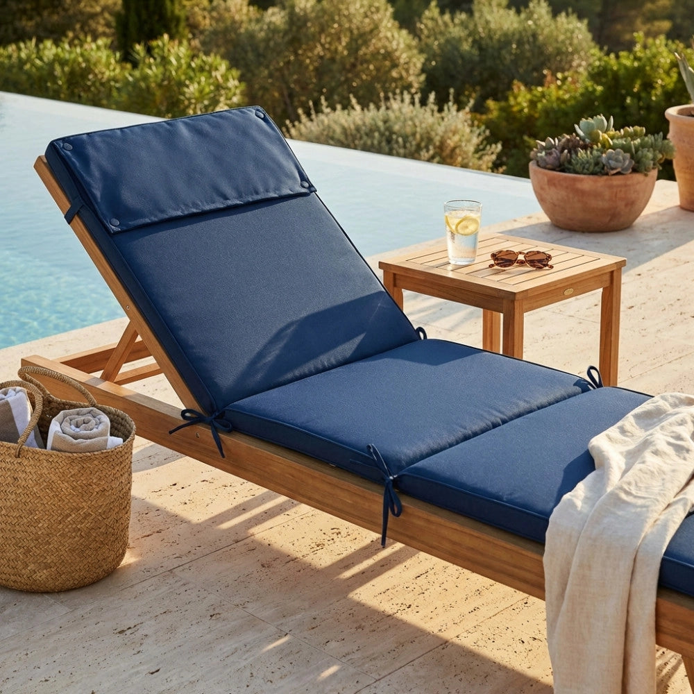 CUSCINO REAL LETTINO BLU SCURO