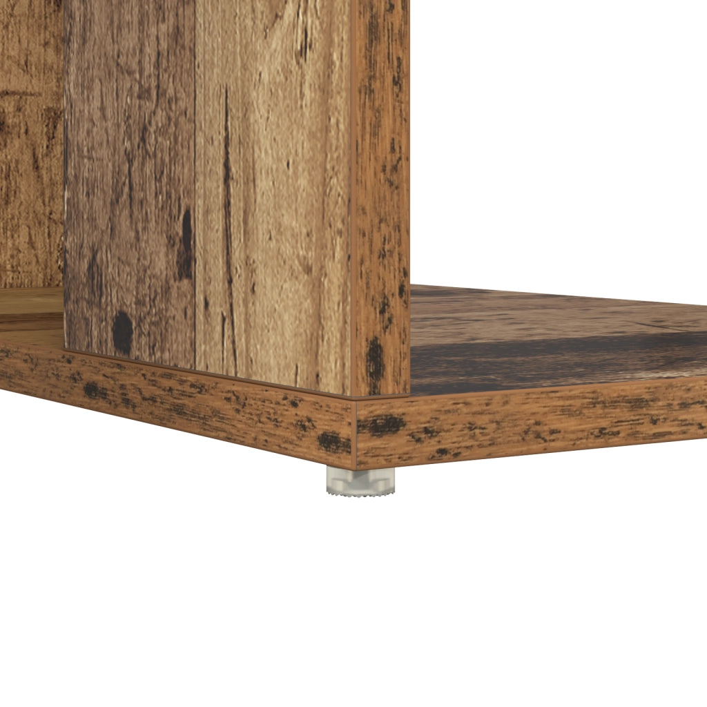 Scrivania Marrone Legno Vecchio Legno Massello di Recupero Standard