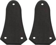 Foglio di copertura per truss rod 51x29mm in ebano per chitarra con foro 2,5mm - Set da 2