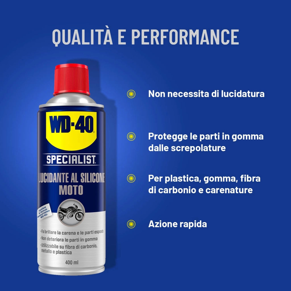 Spray WD 40 Lucidante al Silicone Moto Ml. 400
