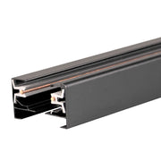 Binario monofase 1m nero alluminio IP20 Polux 321831