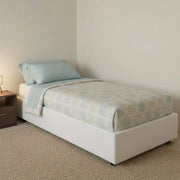 Ayla, Letto Singolo Contenitore Made in Italy, Bianco