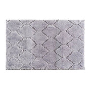 Tappeto Bagno Antiscivolo Effetto Rilievo Assorbente, Morbido, Lavabile in Lavatrice 50x80 / 60x120 cm 50x80 Cm - Grigio