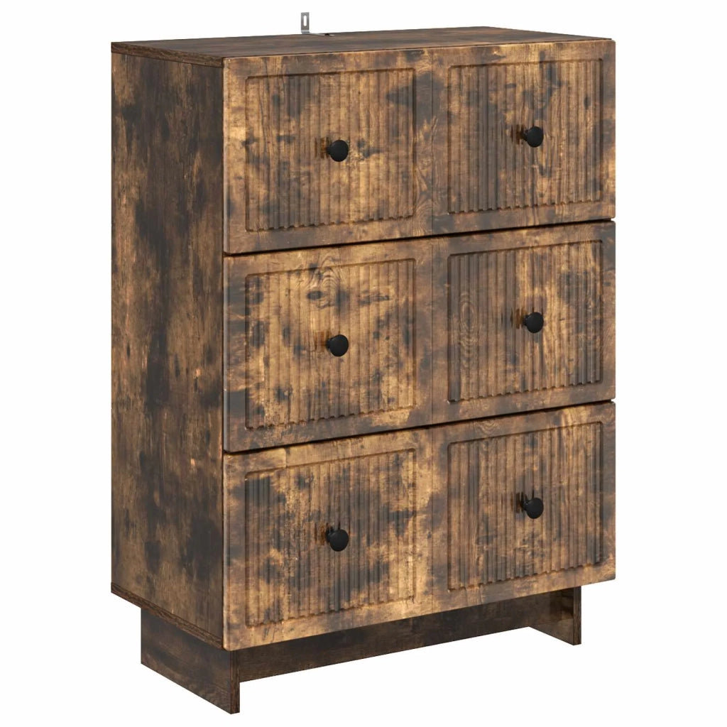 Mobile con Cassetti Rovere Fumo 66 x 34,5 x 90 cm