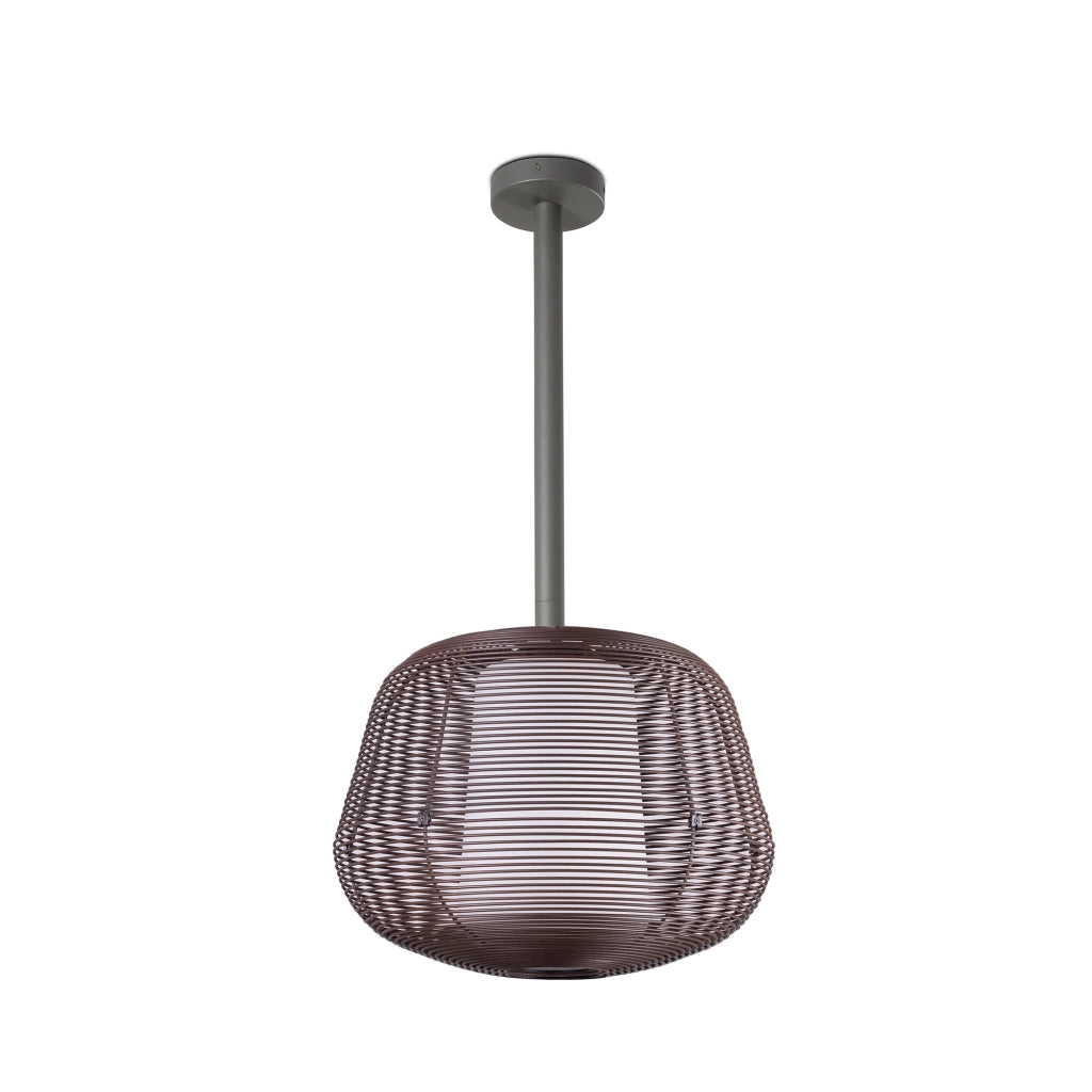 NARA M Sospensione fissa marrone ruggine 1xE27