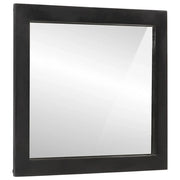 Specchio da Bagno 55x1x60 cm in Vetro e Legno Massello di Mango 358567