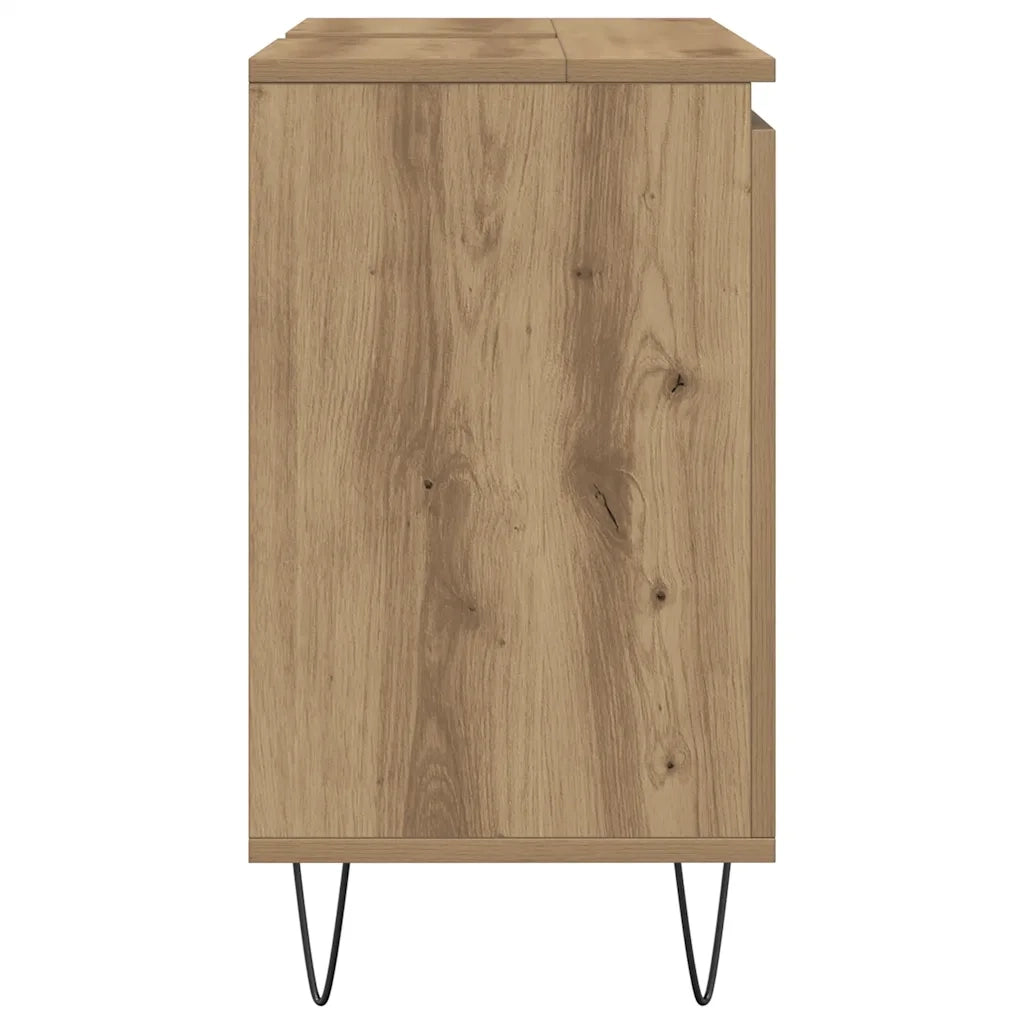 Mobile da Bagno Rovere Artigianale 58x33x60 cm in Truciolato 857218