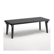 TAVOLO BERGEN 160/220X90XH74CM ANTRACITE