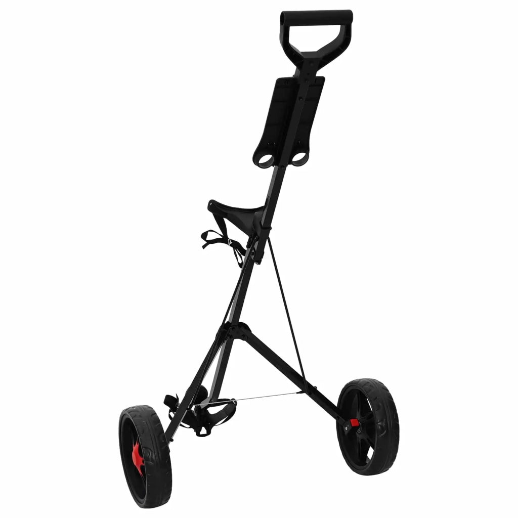 Carrello da golf Nero 66 x 65 x 112 cm Ferro CFW5267414