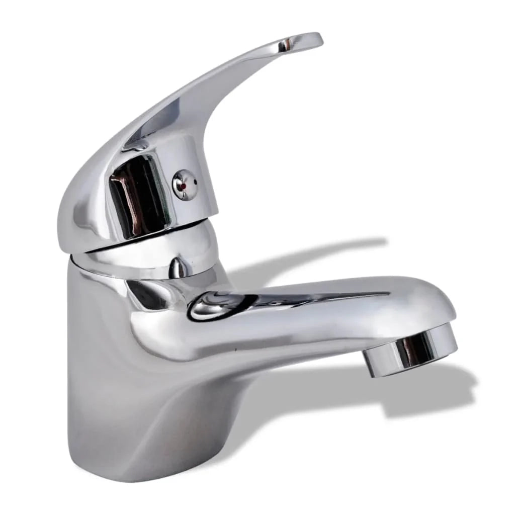 Rubinetto cromato per lavabo miscelatore per WC 02_0003513