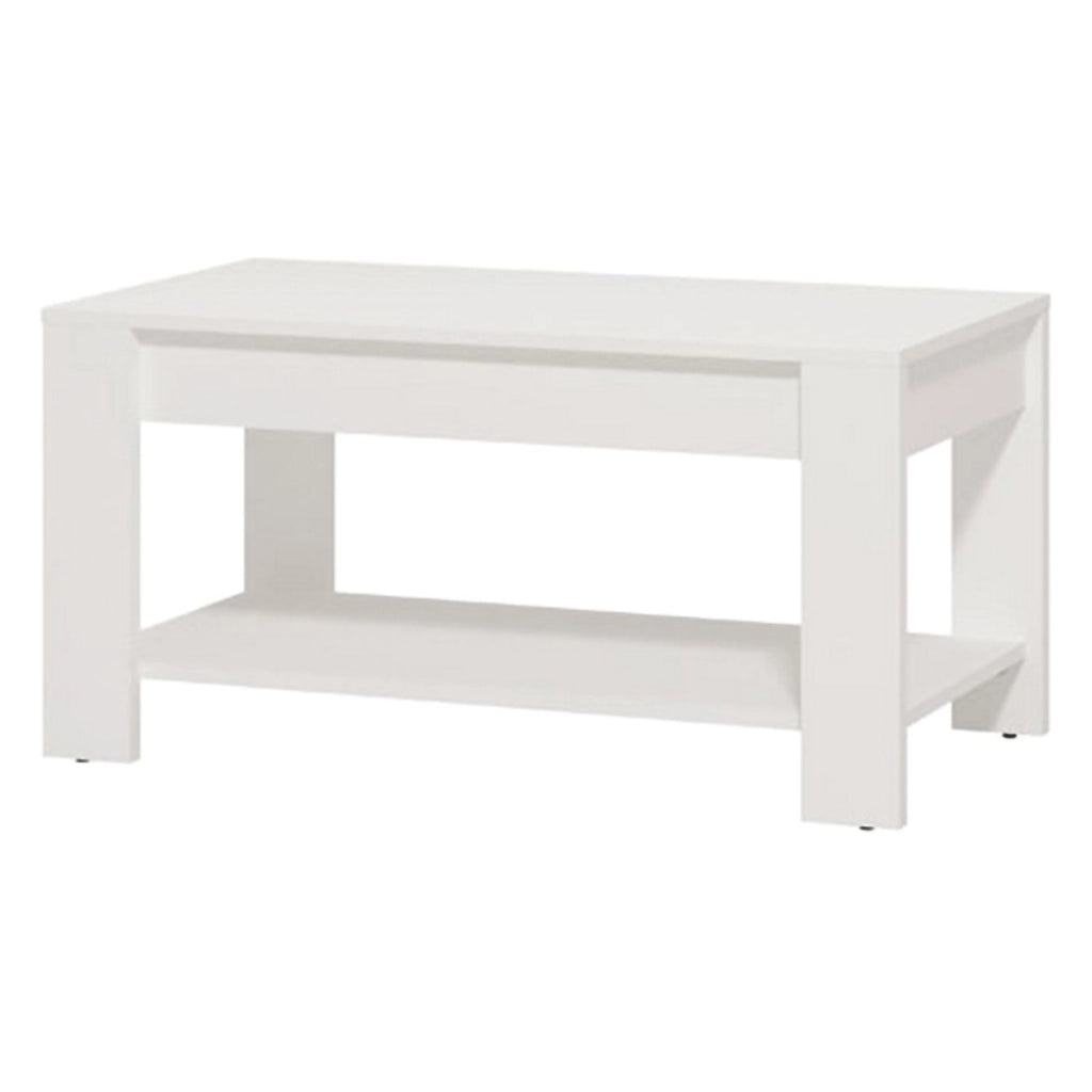Signa, Tavolino da Salotto un Vano, 90x49.5x45.5h cm Bianco
