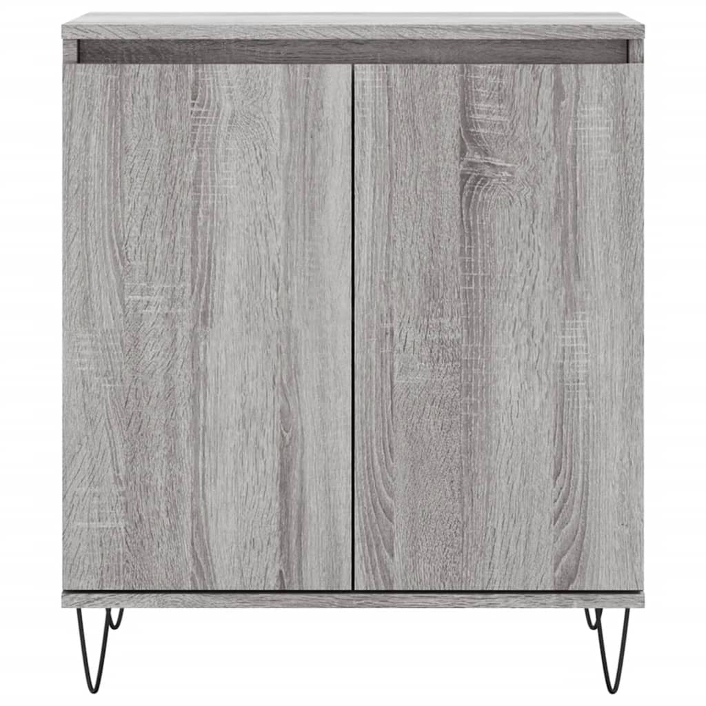 Buffet credenza cassettiera armadio mobile contenitore organizer cucina soggiorno Sonoma 60 x 35 x 70 cm legno ingegnerizzato grigio 02_0036405