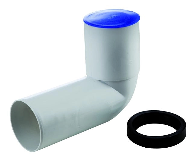 CURVA WC PROLUNGATA AD INNESTO IN PP SERIE ED TECH ø90   WAVIN ITALIA S.P.A.