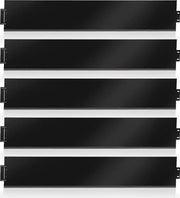Difesa bordo Erba difesa radice barriera metallica galvanizzata perimetrale nero 100x18cm 5m