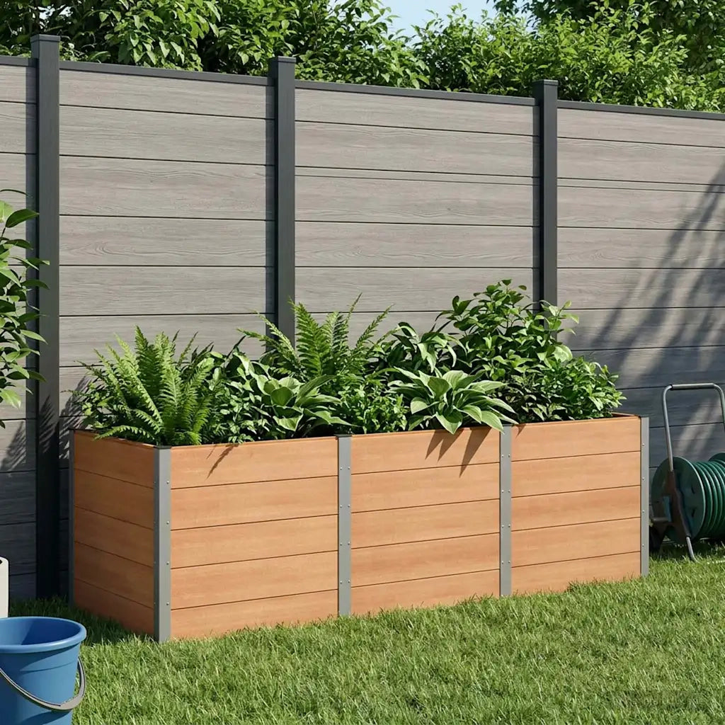 Letto rialzato da giardino Marrone 300 x 100 x 91 cm 42039015