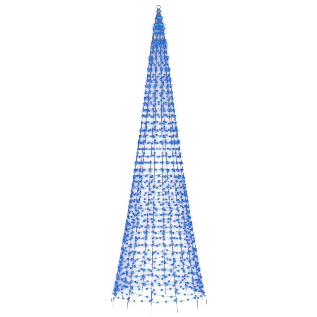 Albero di Natale a LED 1534 LED Blu 500 cm 358119