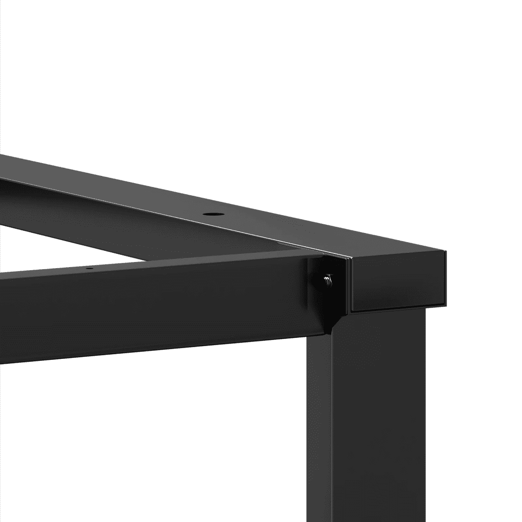 Telaio Gambe a O per Tavolo da Pranzo 140x60x73 cm in Acciaio