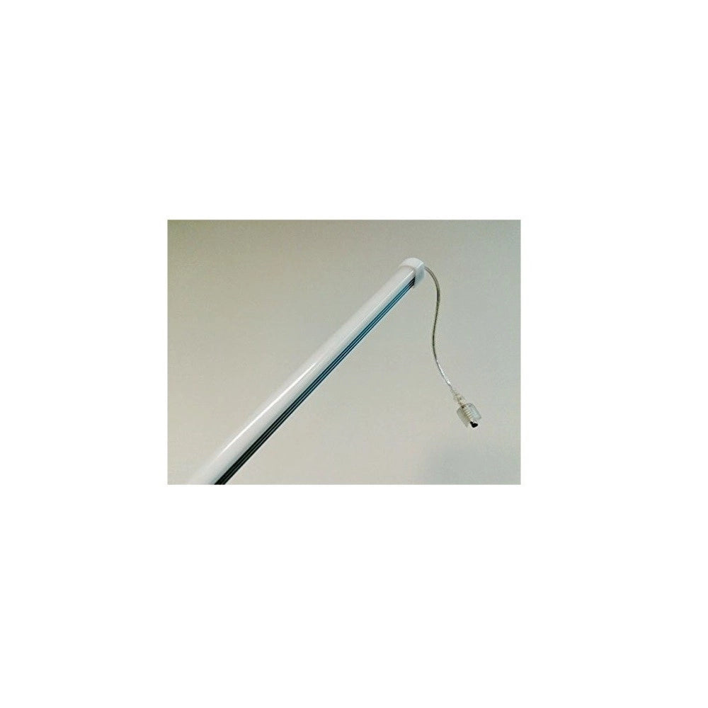 Trade Shop - Barra Con Profilo In Alluminio Per Interno Da 1 Metro Con Striscia Rigida A Led -