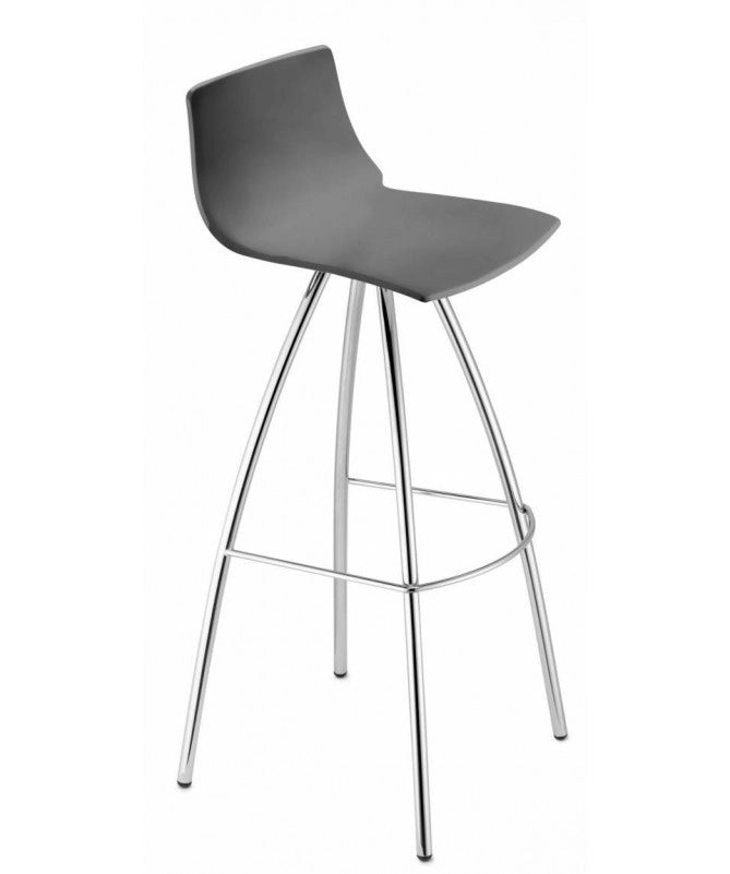 SGABELLI DAY SET DA 4 H. 82 con sedile in TECNOPOLIMERO MADE IN ITALY SCAB DESIGN - Antracite 81