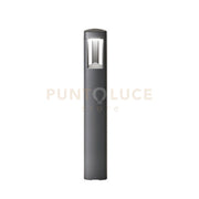 GES491- PALETTO GRIGIO ANTRACITE 1 LUCE ATTACCO GX53 IP54 H.80CM