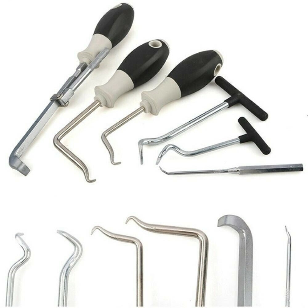 Trade Shop - Set 6 Attrezzi Ganci Per La Rimozione Guarnizioni Anelli O-ring Paraolio Hy63631 -