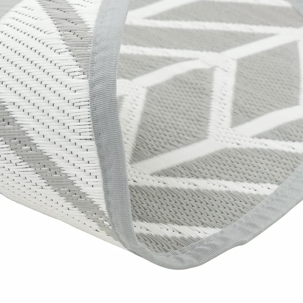 Tappeto da Esterno ARAKIL Grigio Ø120 cm in PP 368548
