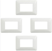 Bticino matix placca 3 posti tecnopolimero bianco am4803bbn pezzi 4