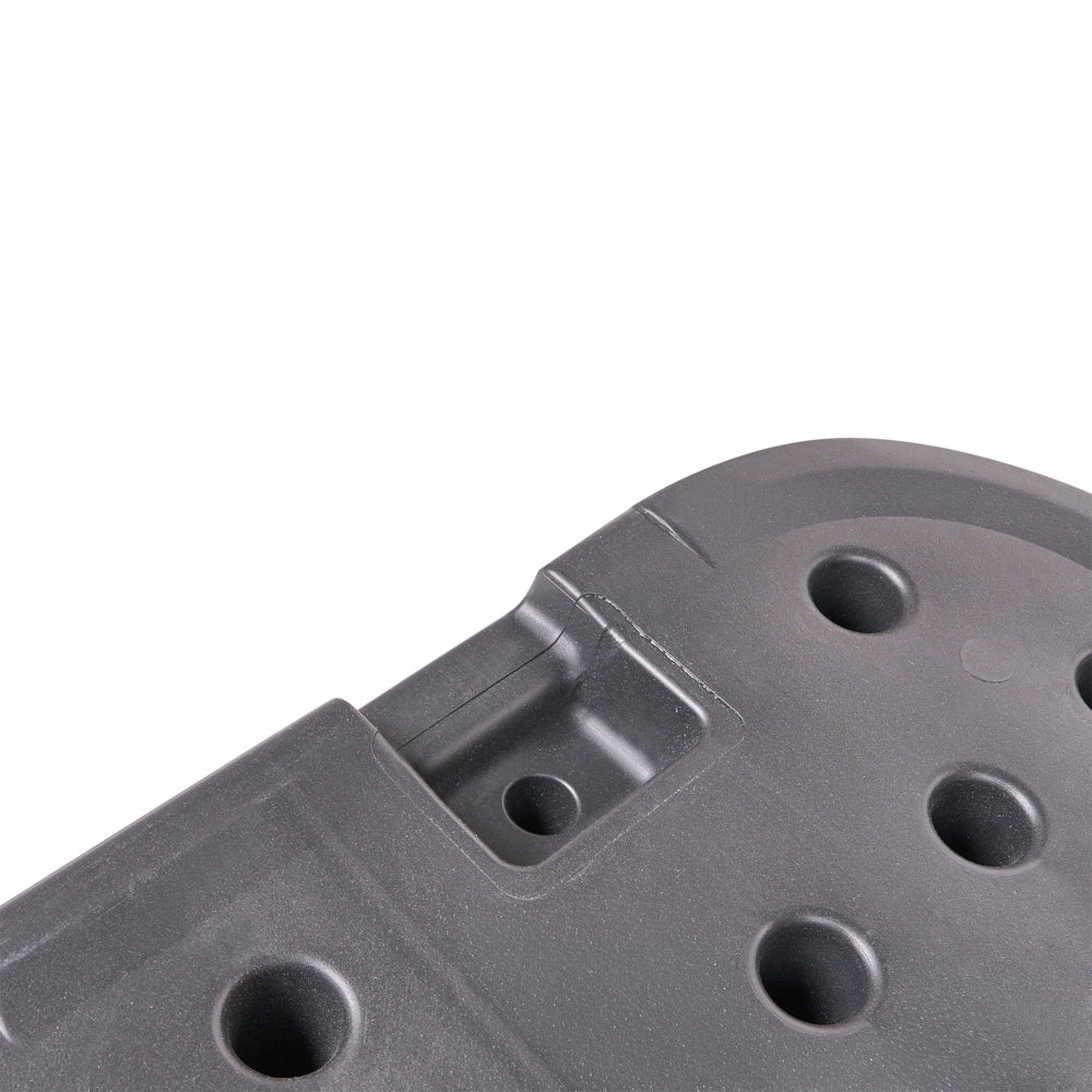 Base per ombrellone in materiale sintetico Nero quadrato 104 x 104 cm