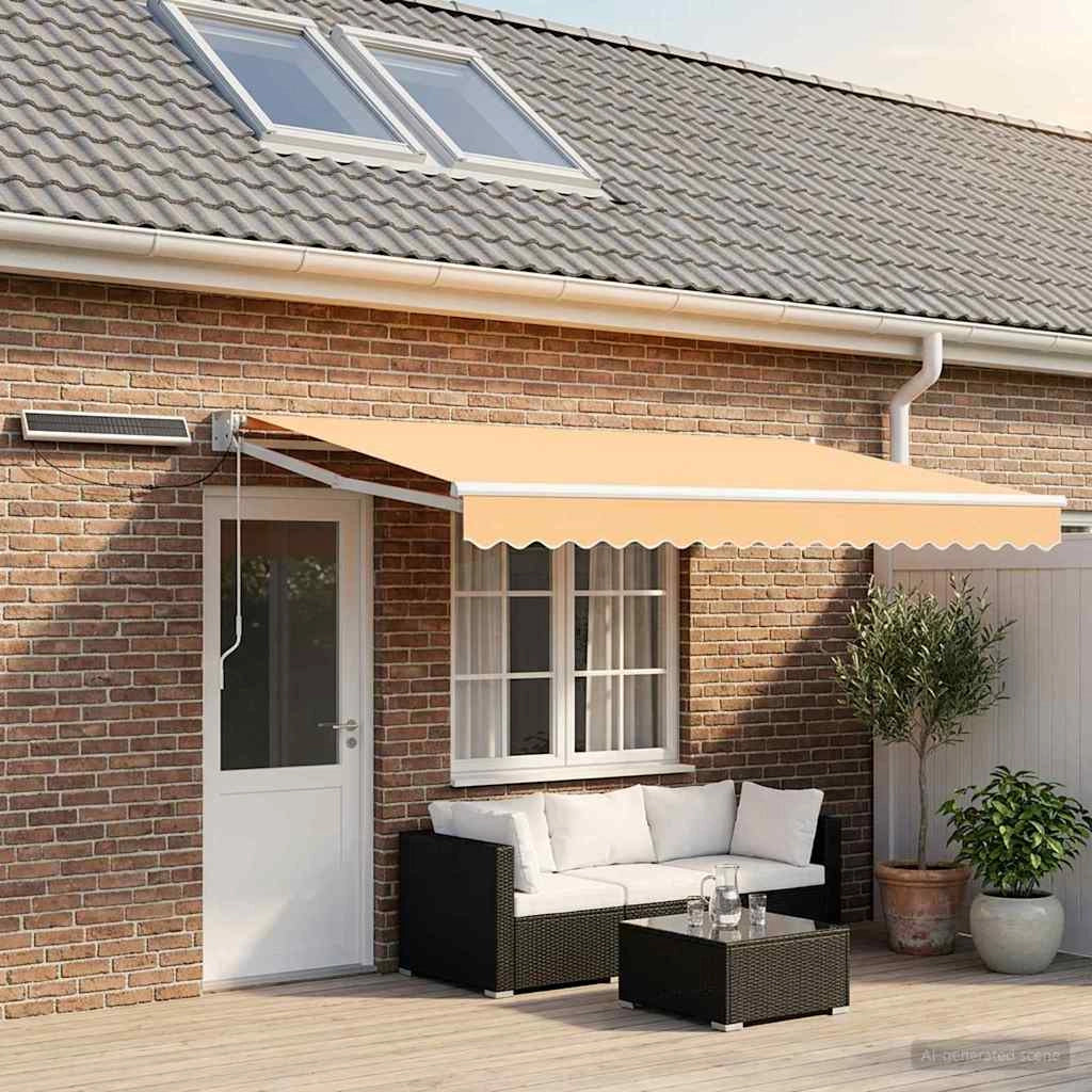 Tettuccio Elettrico Retrattile Sabbia 4,5 × 3 m 3426220