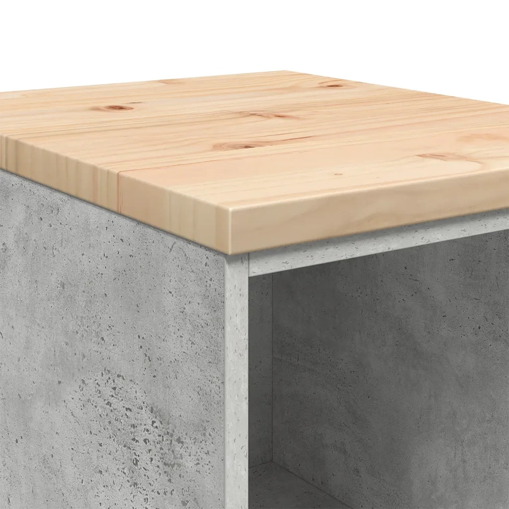 Armadietto da Garage Grigio cemento 40x51x85 cm CFW4231105