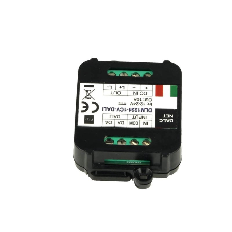 DLM1224-1CV-DALI Led Dimmer Bus DALI 12V 24V 10A Pulsante N.O. 0/1-10V Potenziometro