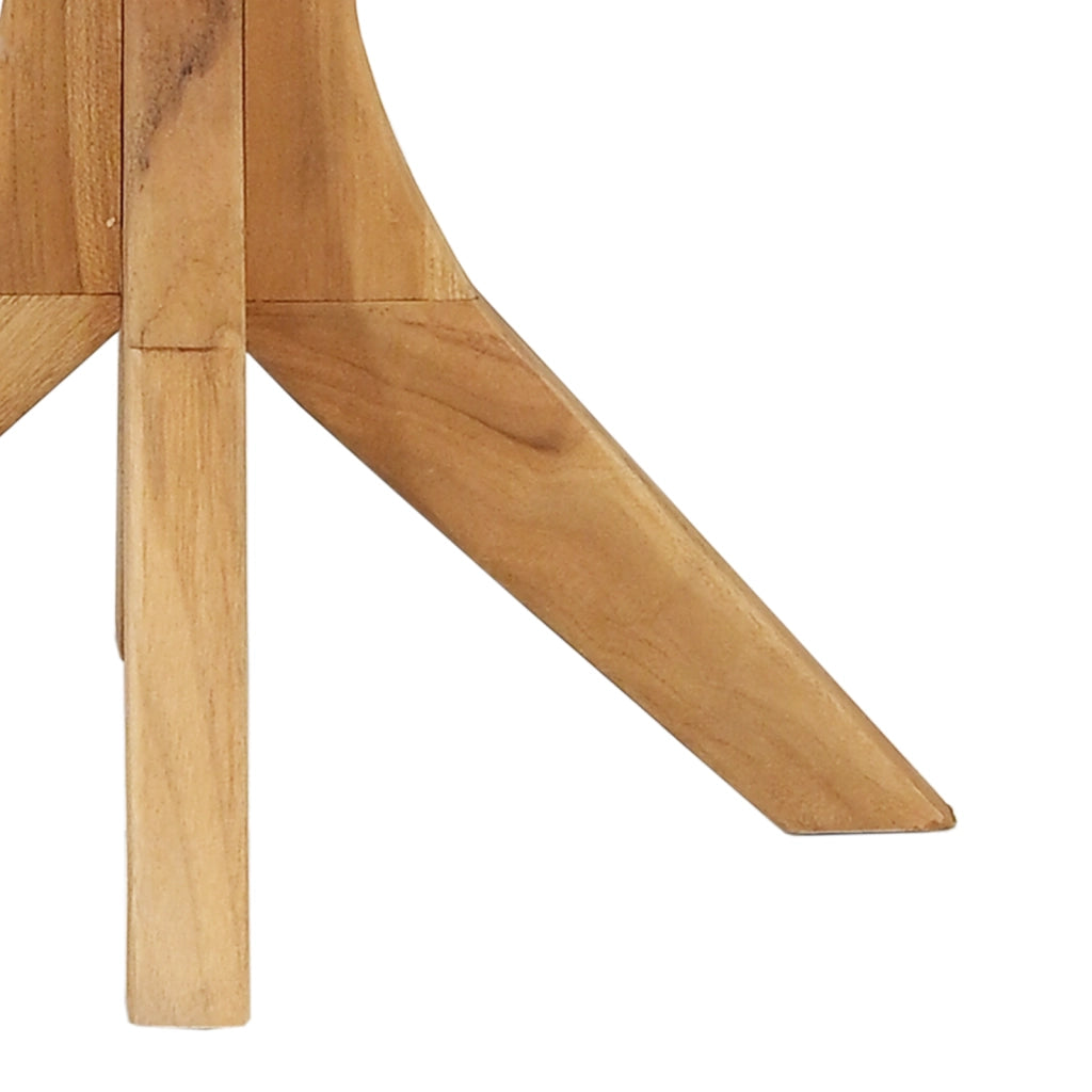 Tavolo da caffÃ¨ da giardino Ã˜55x51 cm in legno massello di teak