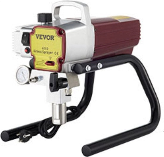 Macchina per spumare vernici - Pistola per verniciare - Sparatore elettrico per vernici - Con compressore - Verniciatore - 2,2L al minuto - Per interni ed esterni - Verniciatore - 2,2L al minuto - Per interni ed esterni - 1500W
