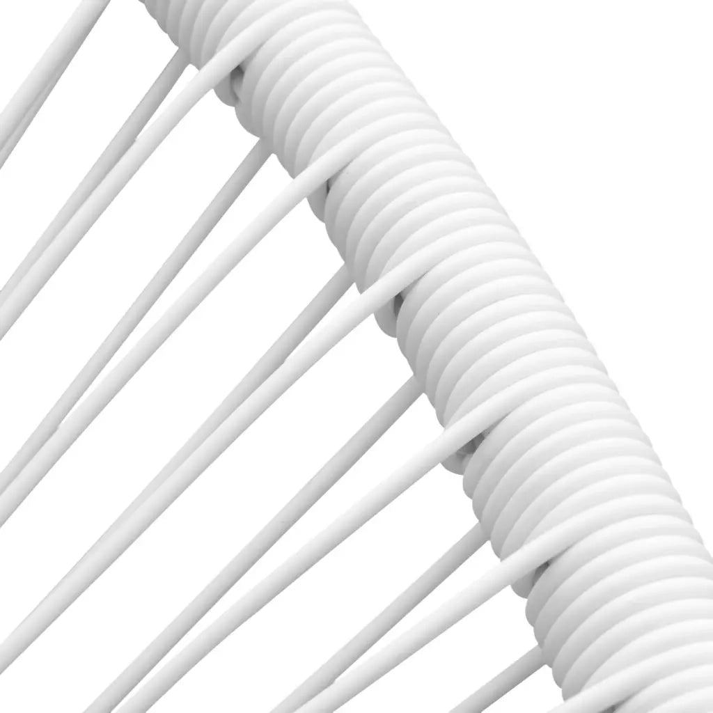 Sedia da Giardino Acapulco in Polyrattan Bianco 42072