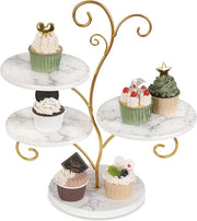 Tavolo a forma di albero a 4 livelli per torte di compleanno - Sostegno decorativo per muffin