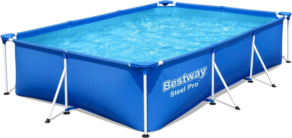 Bestway 56404 piscina fuori terra steel pro rettangolare da 300x201x66 cm