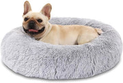 Supporto per cani rilassante a forma di donut - Ø40 cm - Supporto ortopedico per cani con base antiscivolo - Materiale in piuma sintetica