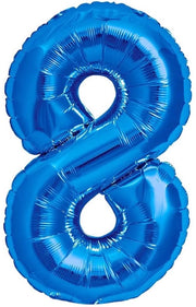 Folieballoone da 8 - Dimensione 100 cm - Numero 8 - Decorazione di Compleanno - Ballo di Helio - Articolo di Festa Unico - Ballo Numerico da 8