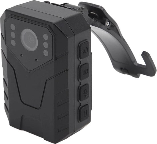 Camera Body HD 1296P con Corpo Resistente all'Acqua, Visibilità Notturna, GPS e Memoria 128G.