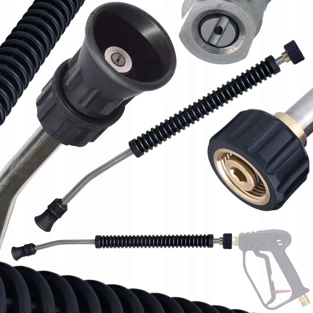Lancia Alta Pressione 60CM 15° – Compatibile con Idropulitrici Kärcher HD/HDS | Ugello Piatto