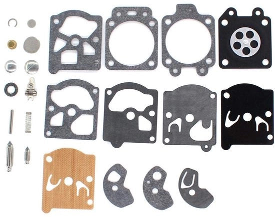 Set di Riparazione Carburatore Alta Qualità - Membrana/Pakking - Adatto per Serie Walbro WA/WT - Sostituisci P/N: K10-WAT - Per ECHO Troncatrici a Catena Modelli Vari - Incluso Diversi Modelli